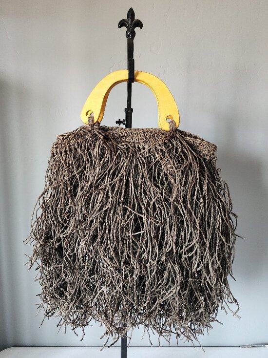 Boutique Item Handbags - Fringe Straw Beach Bag "NEW"